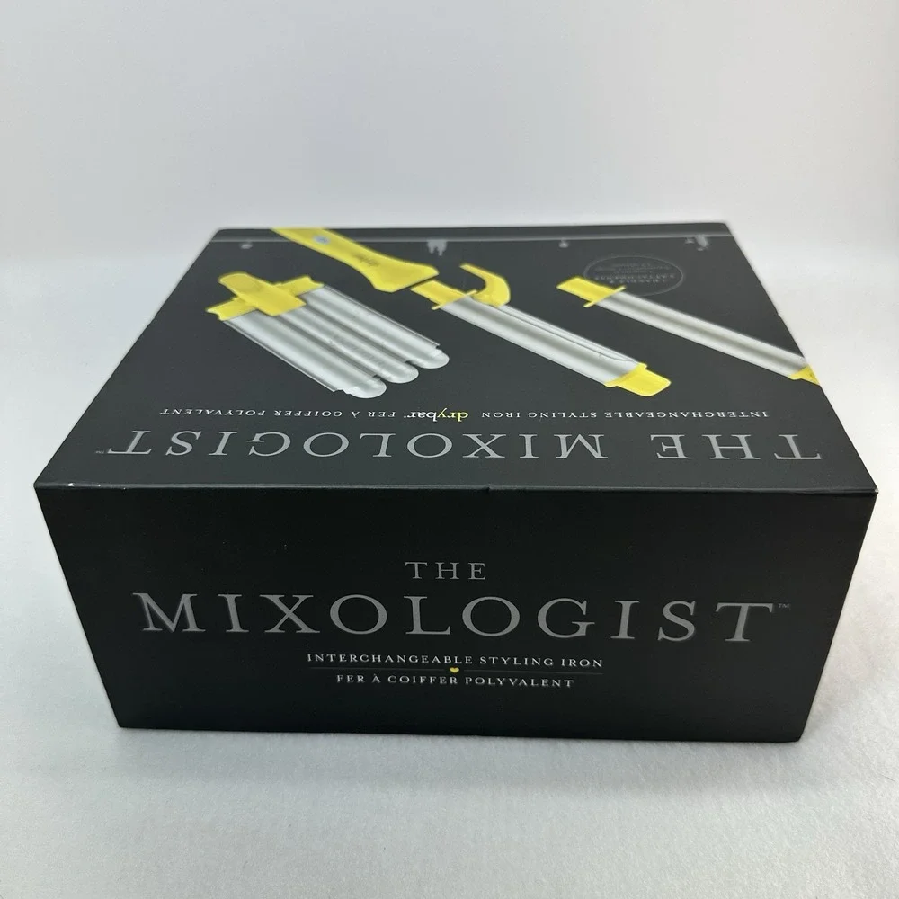 Drybar The Mixologist Interchangeable Styling Iron 3 Attachments Open Box